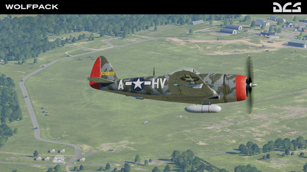 Screenshot z DCS: P-47D Thunderbolt Wolfpack Campaign Screenshot z DCS: P-47D Thunderbolt Wolfpack Campaign