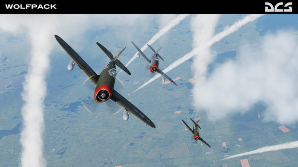 Screenshot z DCS: P-47D Thunderbolt Wolfpack Campaign Screenshot z DCS: P-47D Thunderbolt Wolfpack Campaign
