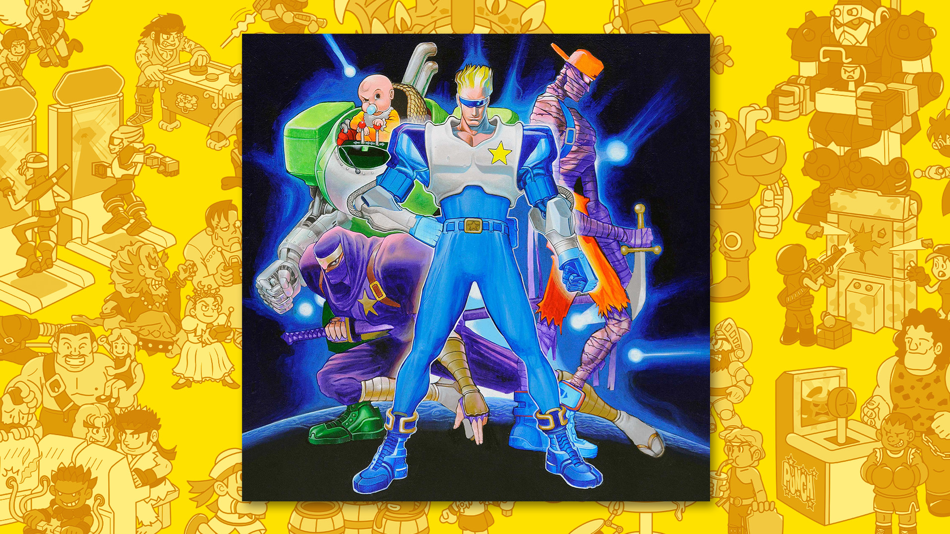 Capcom Arcade Stadium: Mini-Album Track 3 - Captain Commando - Credit - Game Start - Player Select Featured Screenshot #1