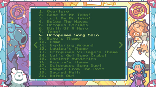 Screenshot z Save me Mr Tako: Definitive Edition Soundtrack