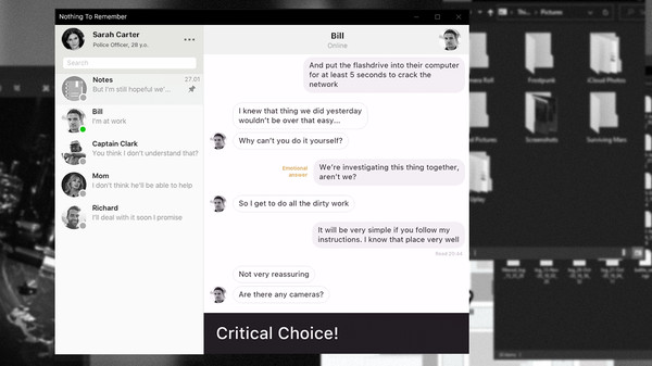 Screenshot z Nothing To Remember