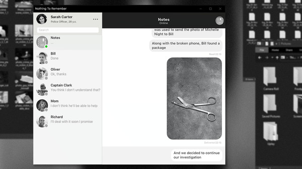 Screenshot z Nothing To Remember