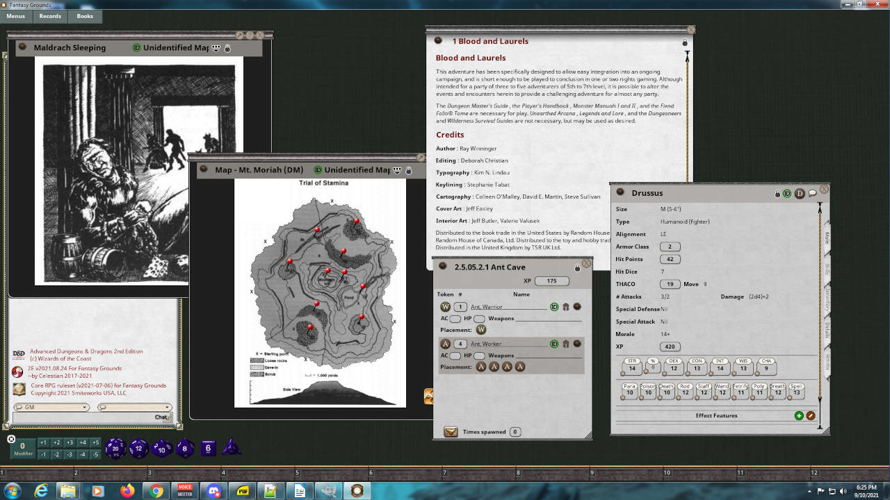 Fantasy Grounds - D&D Classics - I13 Adventure Pack I (1E) screenshot 1