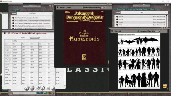 Fantasy Grounds - D&D Classics - PHBR10 The Complete Book of Humanoids (2E)