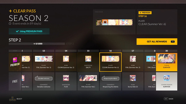 DJMAX RESPECT V - CLEAR PASS : S2 PREMIUM TICKET