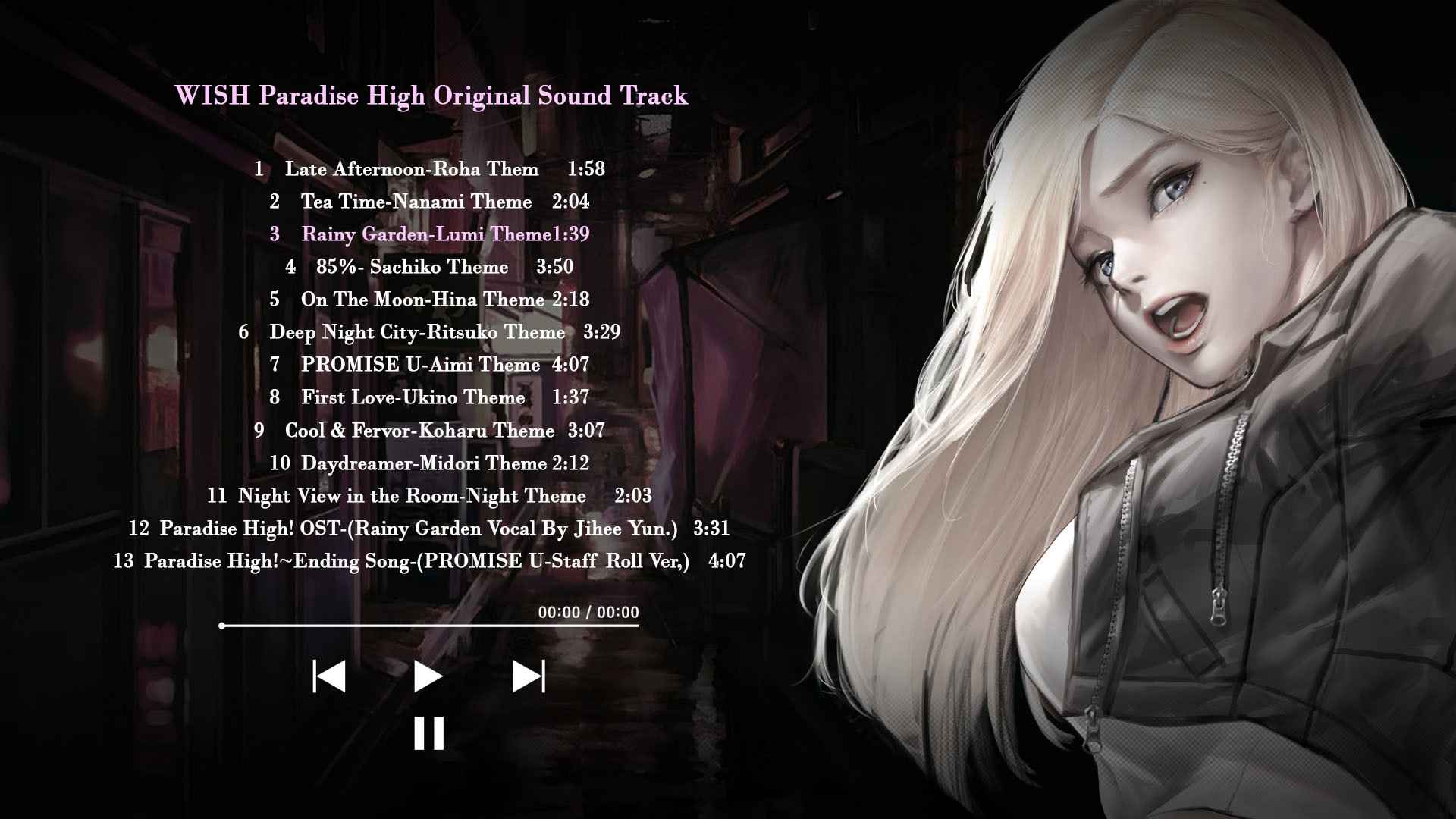 WISH Paradise High Soundtrack Featured Screenshot #1