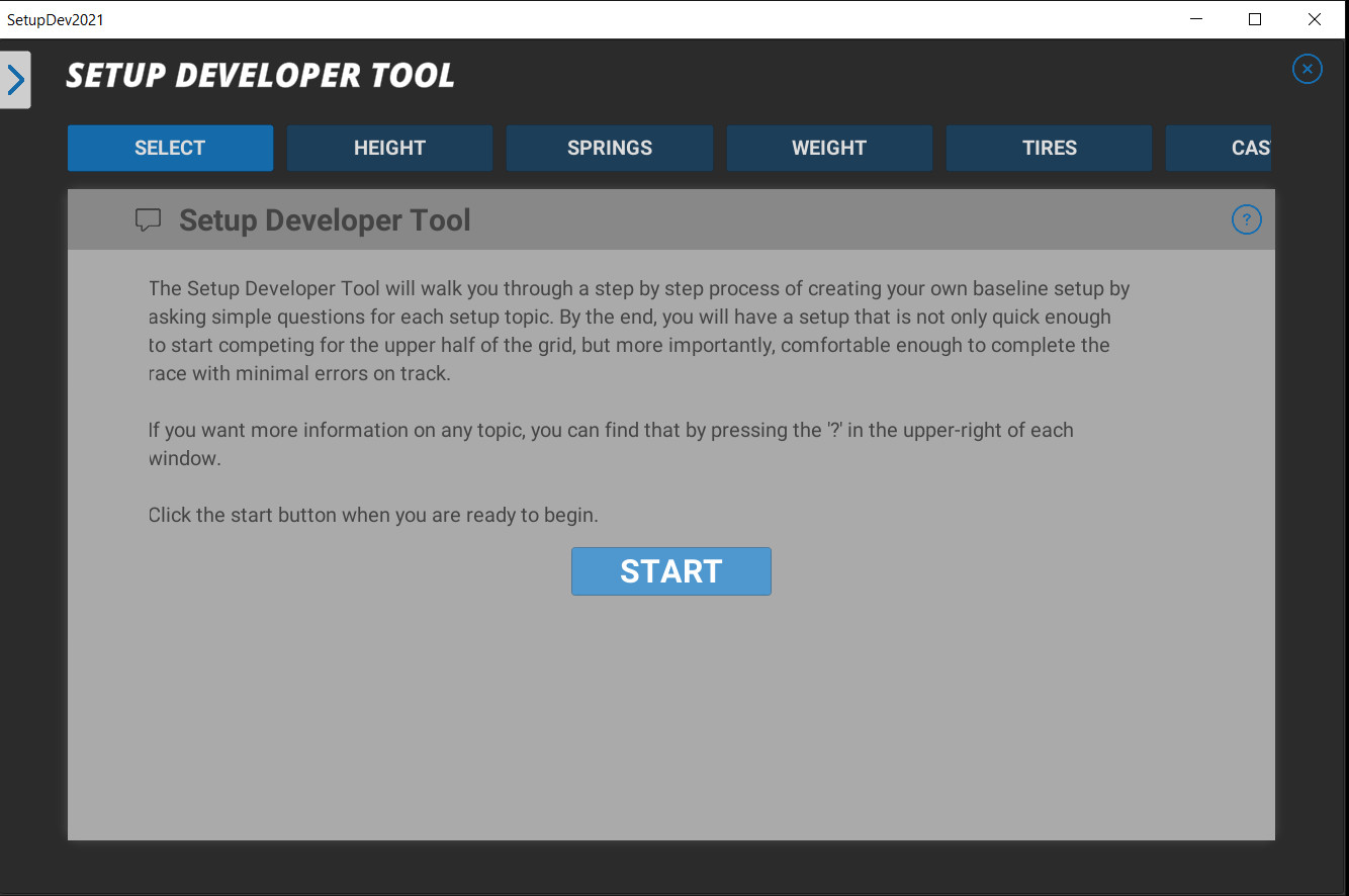 Setup Developer Tool 2021