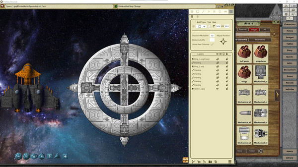 Fantasy Grounds - Fantasy Grounds Spaceship Art Pack
