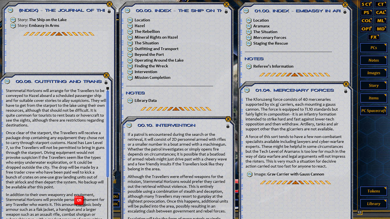 Fantasy Grounds - Journal of the Travellers' Aid Society Volume 1 screenshot 1
