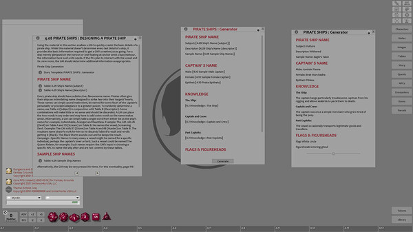 Fantasy Grounds - GM'S Miscellany: Wilderness Dressing
