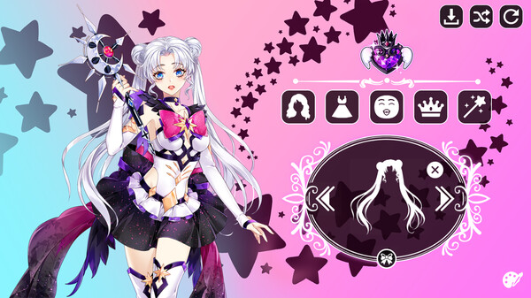 Скриншот 1 из игры Magical Girl Creator