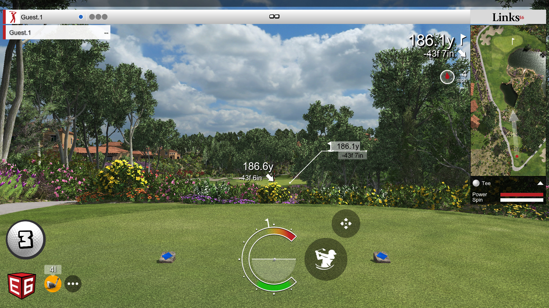 #4. Links E6 (Steam) 由: TruGolf, Inc.