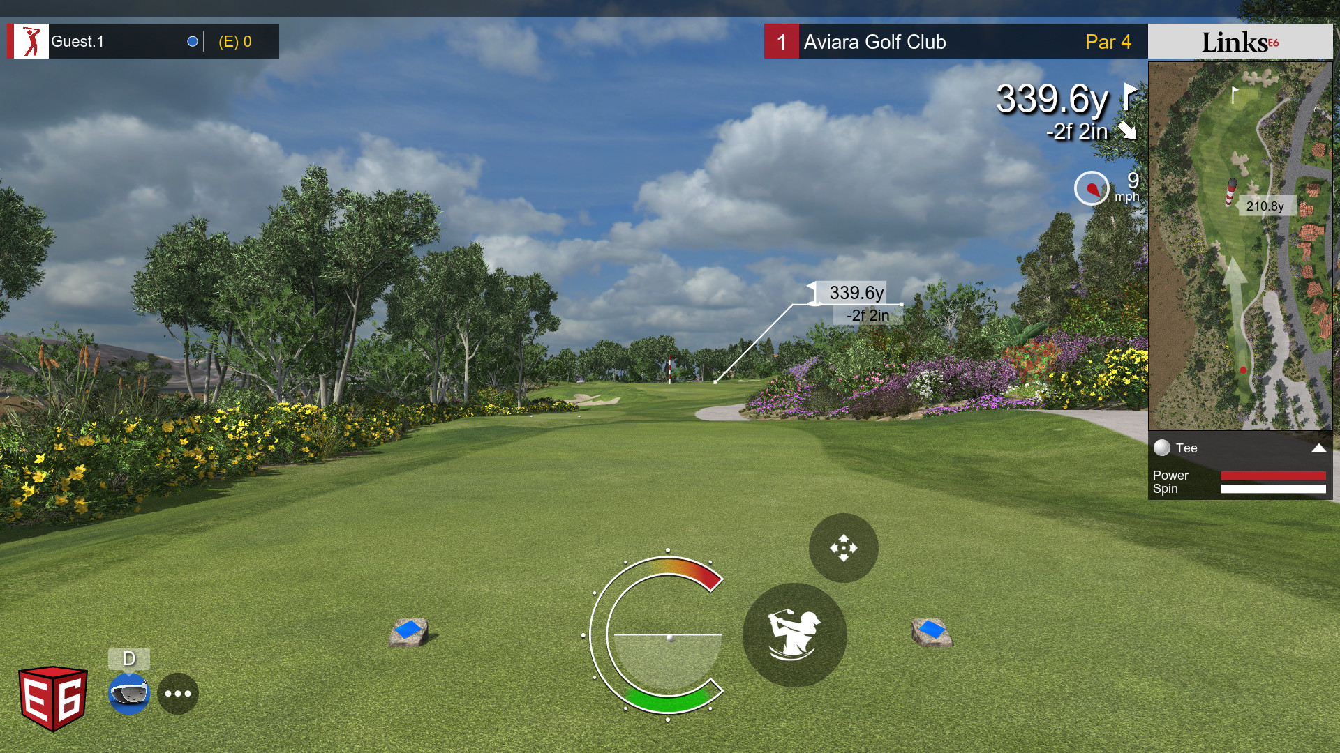 #2. Links E6 (Steam) 由: TruGolf, Inc.