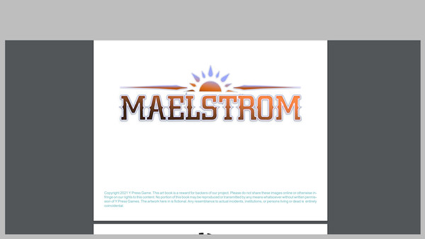 Maelstrom Art Book