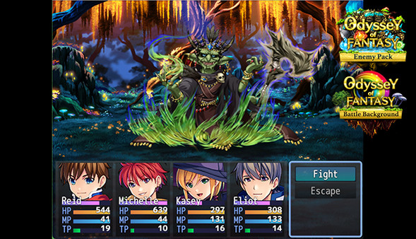 RPG Maker MZ - Odyssey of Fantasy enemy pack
