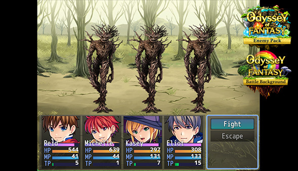 RPG Maker MZ - Odyssey of Fantasy enemy pack