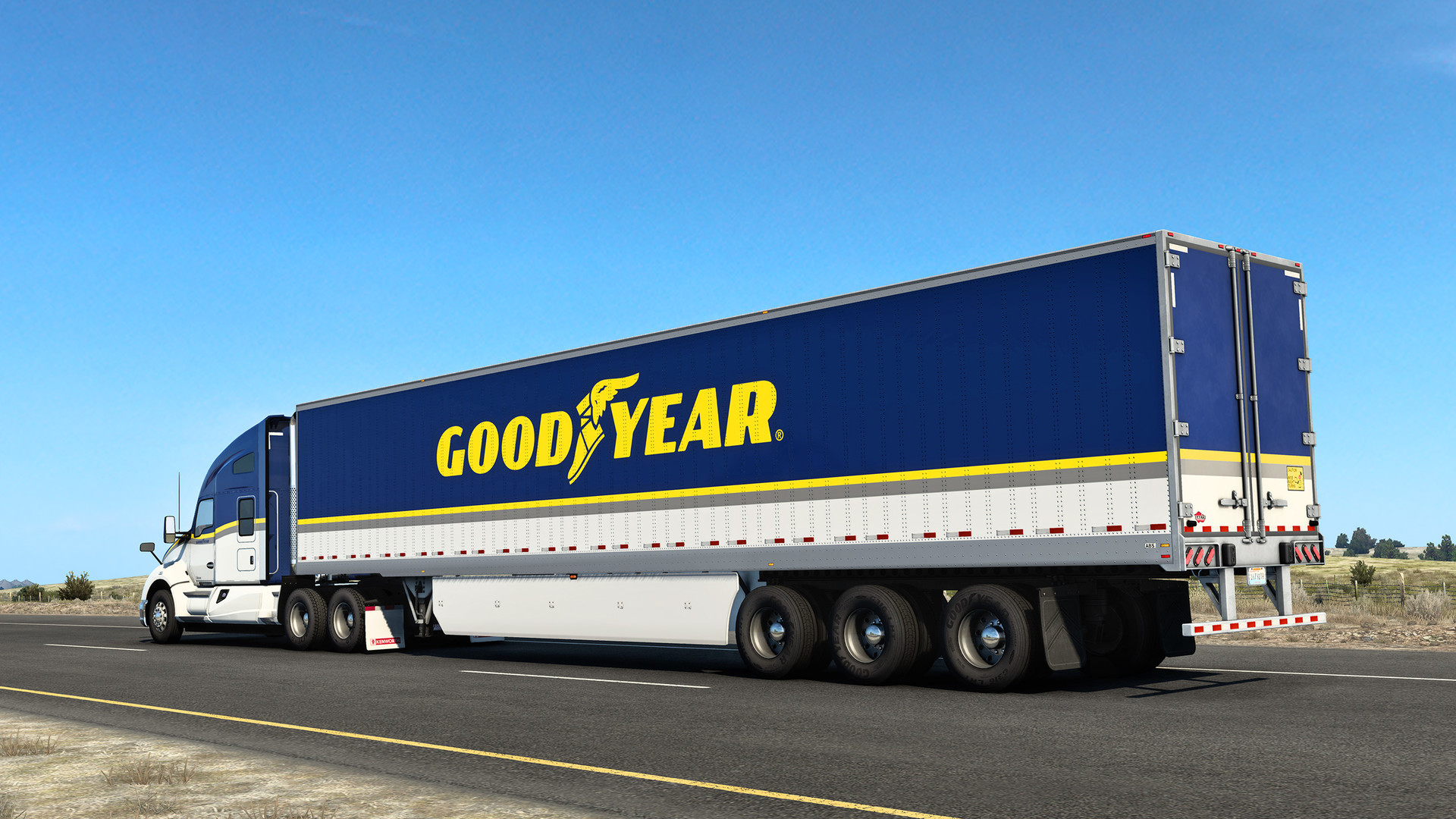 American Truck Simulator - Goodyear Tires Pack gameplay screenshot 5