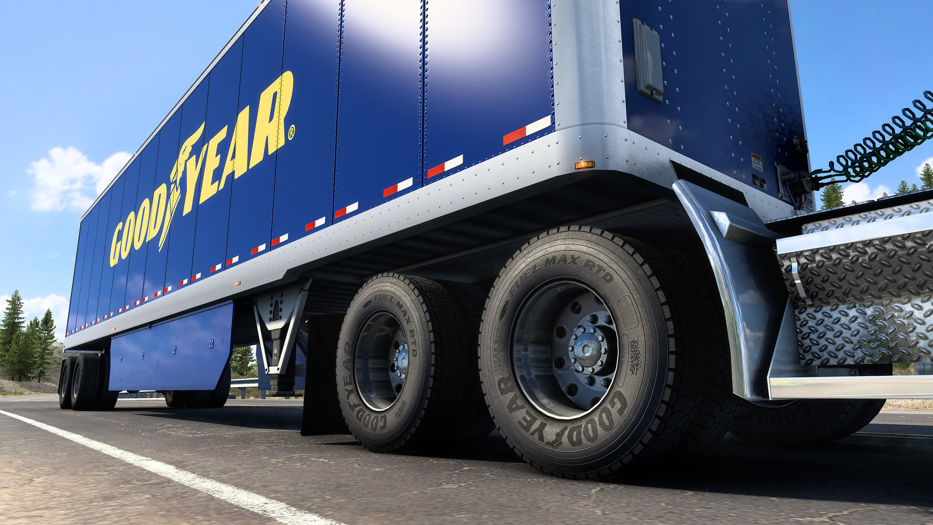 American Truck Simulator - Goodyear Tires Pack gameplay screenshot 6