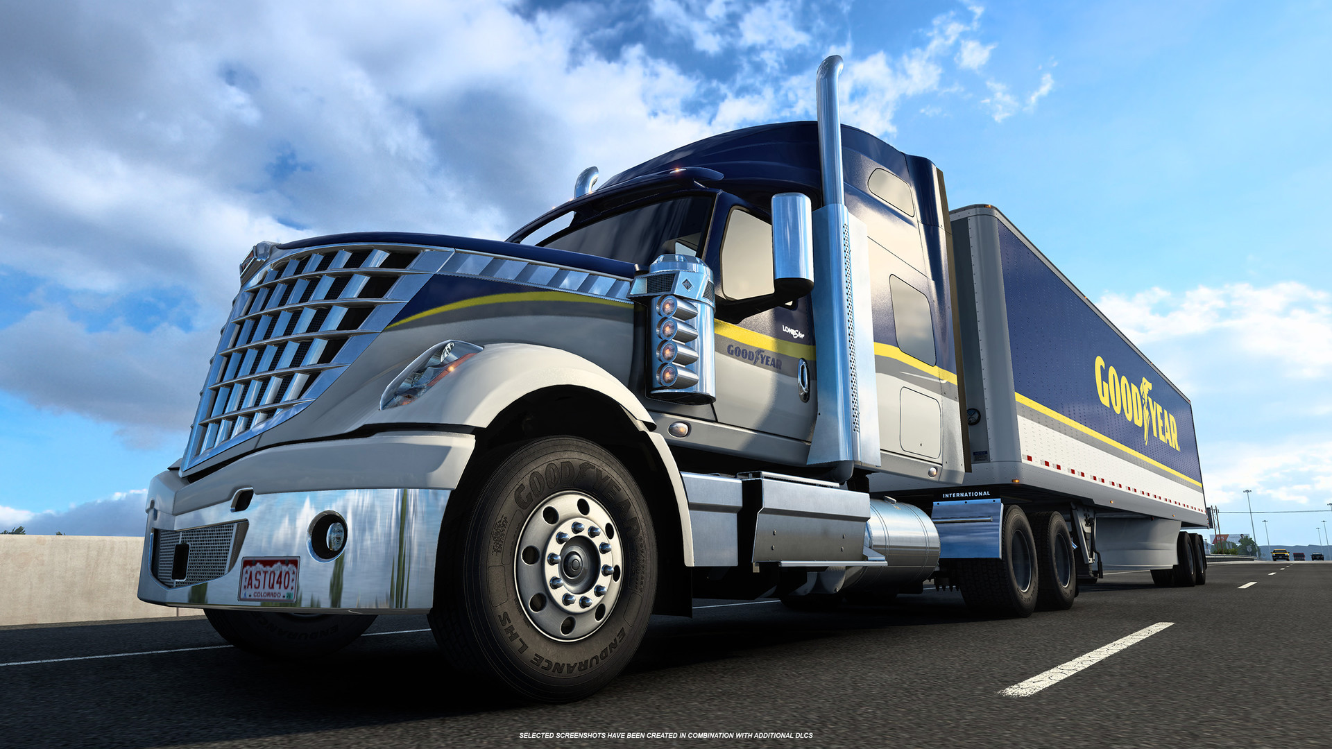 American Truck Simulator - Goodyear Tires Pack gameplay screenshot 2