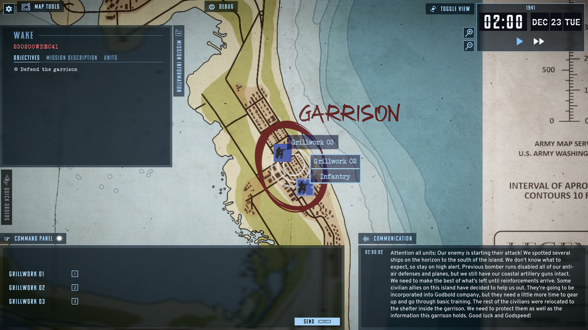 Radio Commander: Pacific '41 screenshot #3