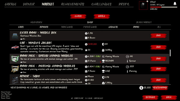 Screenshot z Chaos on Wheels