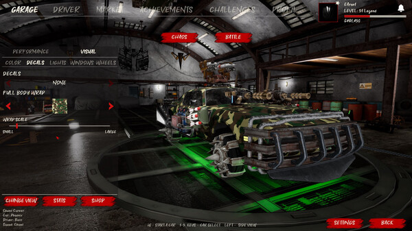 Screenshot z Chaos on Wheels