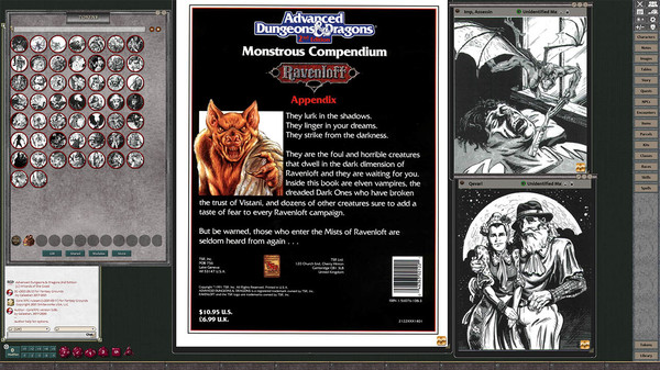 Fantasy Grounds - D&D Classics: MC10 Monstrous Compendium Ravenloft Appendix (2E)