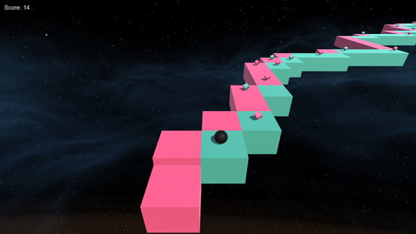 Screenshot of Ball Twist gameplay showing in-action mechanics