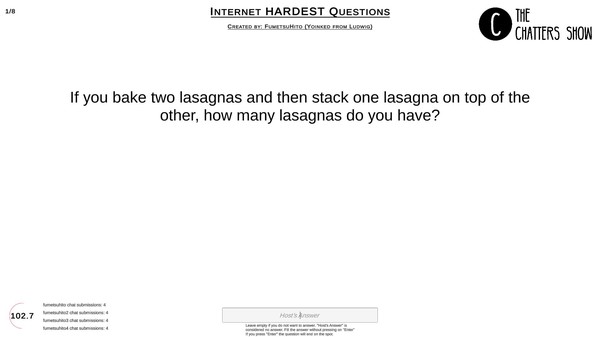 Screenshot z The Chatters Show