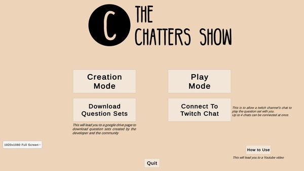 Screenshot z The Chatters Show