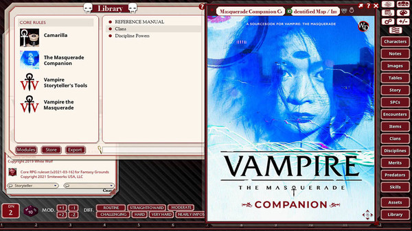 Fantasy Grounds - Vampire The Masquerade 5th Edition Companion