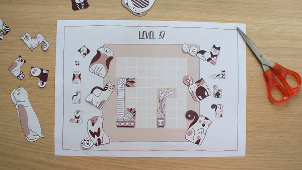 Cats Organized Neatly - Paper Edition.