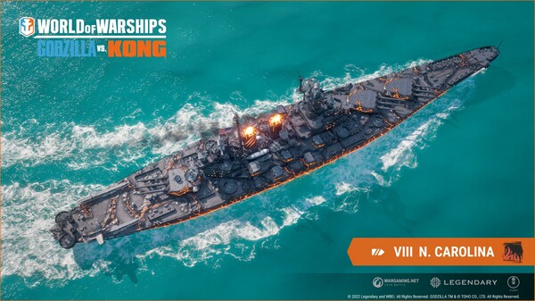 World of Warships × Godzilla vs. Kong: Team Kong