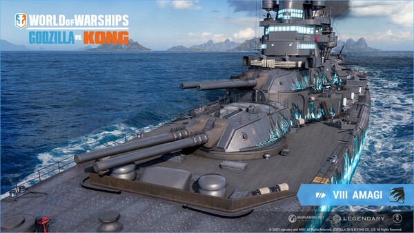 World of Warships × Godzilla vs. Kong: Team Godzilla