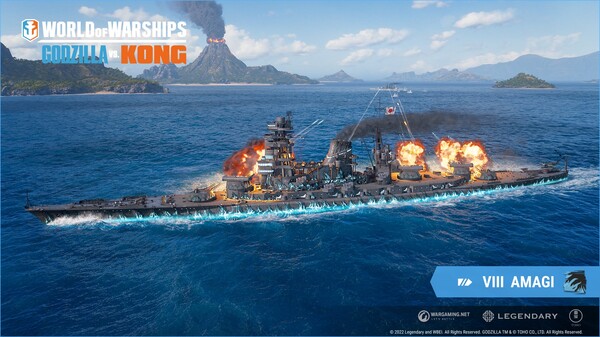World of Warships × Godzilla vs. Kong: Team Godzilla