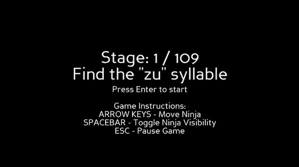 Hiragana Katakana Ninja screenshot 1