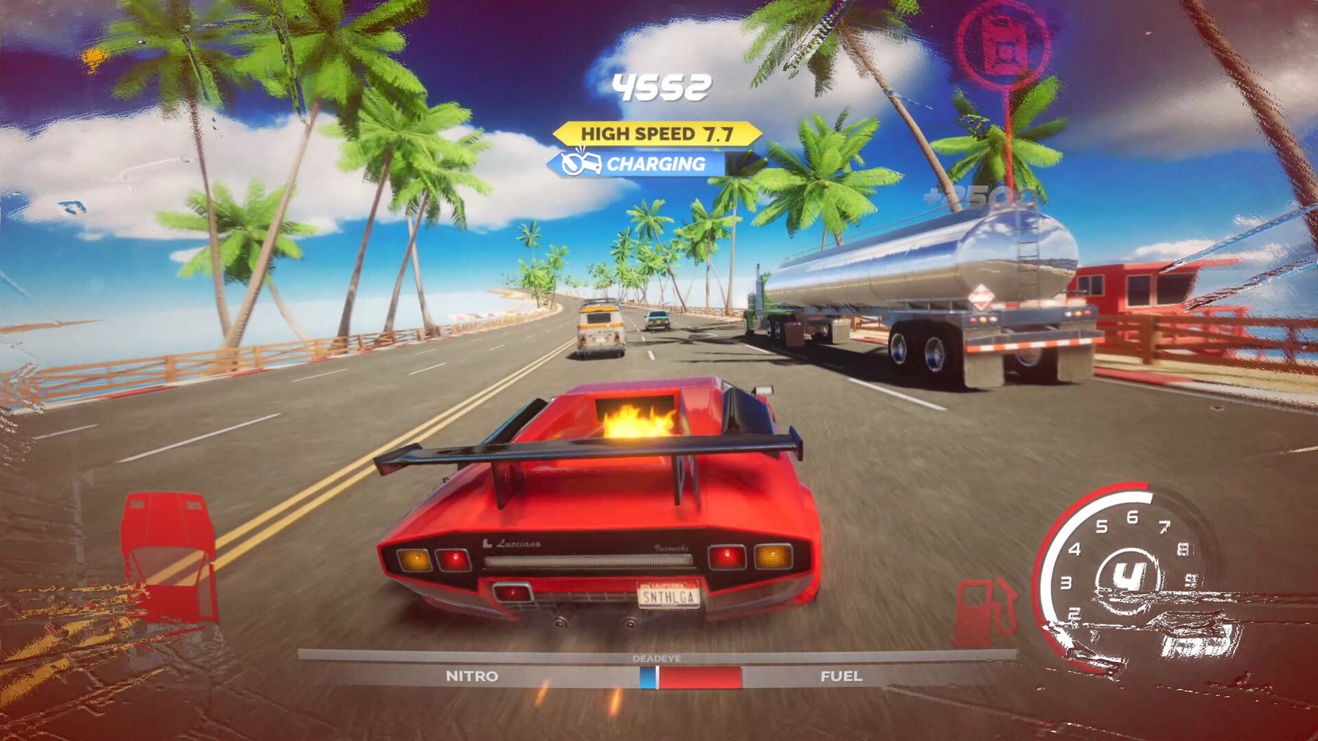SYNTHALGIA: Retro Arcade Racing screenshot 2