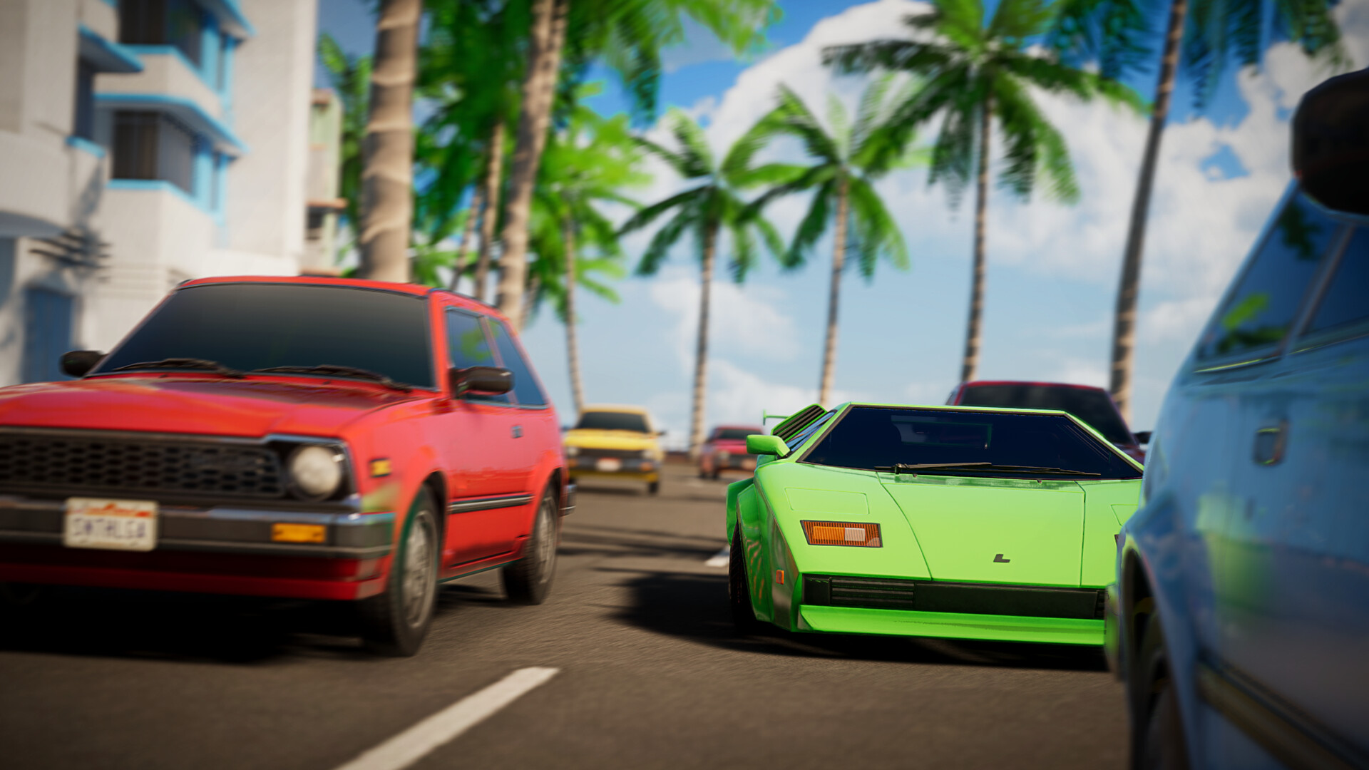 SYNTHALGIA: Retro Arcade Racing screenshot #6