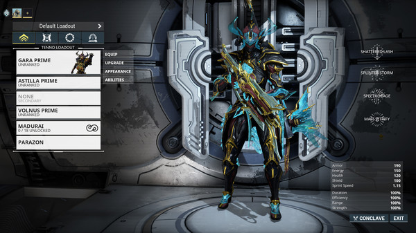 Warframe Gara Prime Access: Mass Vitrify Pack
