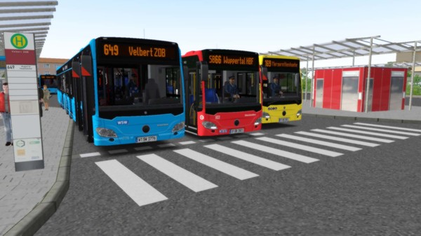 Screenshot z OMSI 2 Add-On Velbert