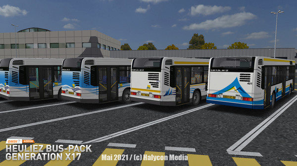 Screenshot z OMSI 2 Add-On Heuliez Bus-Pack Generation X17