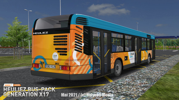 Screenshot z OMSI 2 Add-On Heuliez Bus-Pack Generation X17