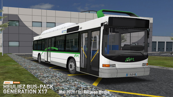 Screenshot z OMSI 2 Add-On Heuliez Bus-Pack Generation X17