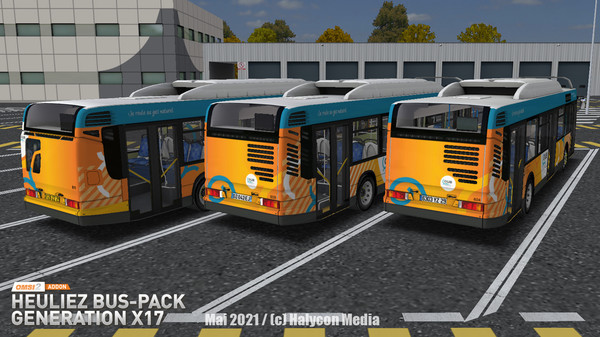Screenshot z OMSI 2 Add-On Heuliez Bus-Pack Generation X17