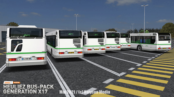 Screenshot z OMSI 2 Add-On Heuliez Bus-Pack Generation X17