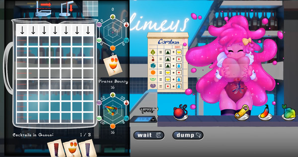 Slime Girl Smoothies scene