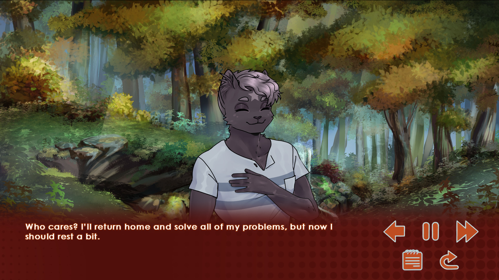 Run, Kitty! - A Furry Gay Visual Novel screenshot #2