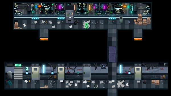Screenshot z RPG Maker MV - Winlu Cyberpunk Tileset - Interior Screenshot z RPG Maker MV - Winlu Cyberpunk Tileset - Interior