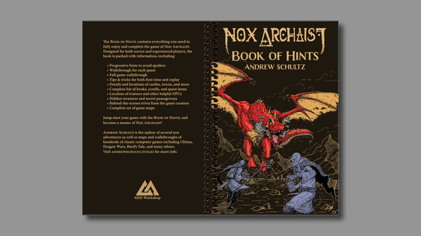 Screenshot z Nox Archaist Book of Hints