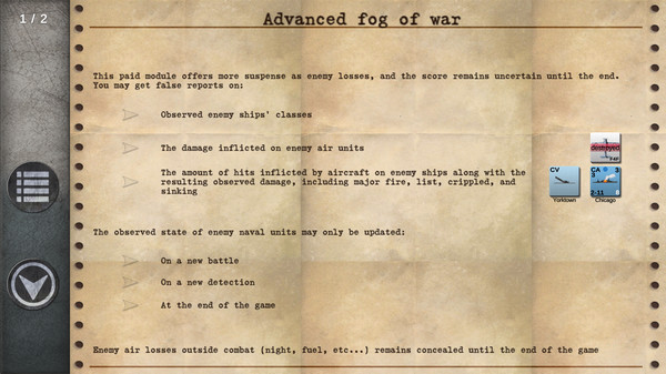 Operation FS scenario + Advanced Fog of War in the Pacific